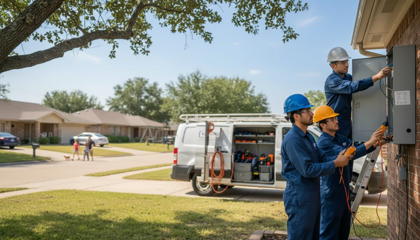 Certified electrician providing emergency electrical services in Donna, TX